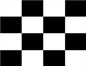 шахматное поле ANSI