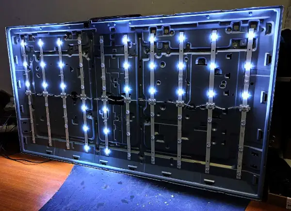 led подсветка в телевизоре, реальный пример